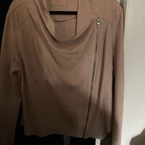 BLANKNYC suede pink jacket size XXL